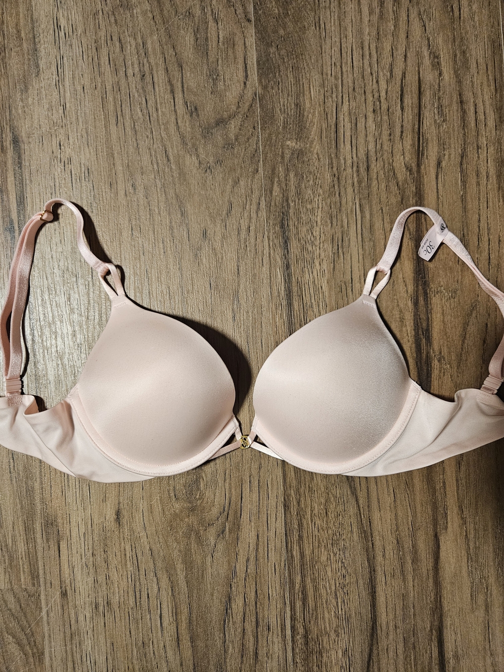 Victoria's Secret Bombshell Add-2-Cups Angel Pink Smooth Push-Up Bra